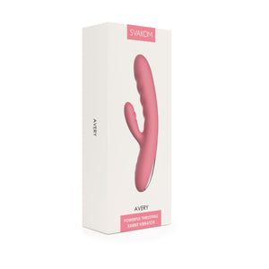 Svakom - Avery Powerful Thrusting Vibrator Rosa
