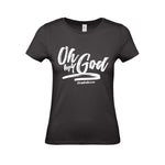 T-Shirt "Oh My God" Donna Nero - M