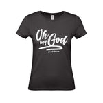 T-Shirt "Oh My God" Donna Nero - L