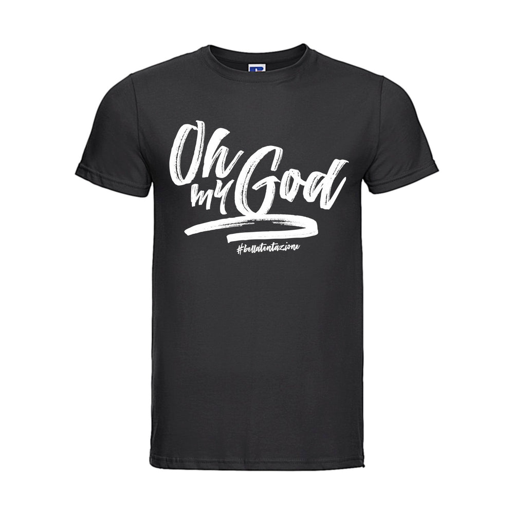 T-Shirt "Oh My God" Uomo Nero - XL