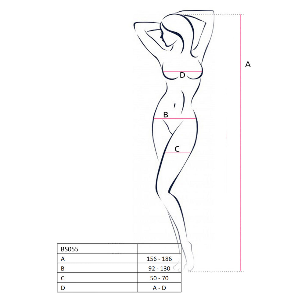 Bodystocking BS055 Bianco - S/L