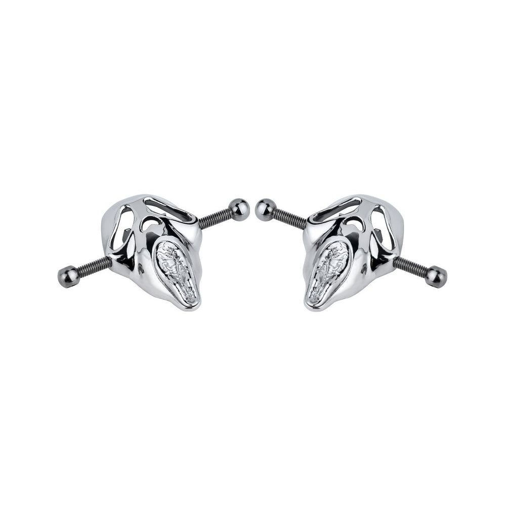 Ghostface Mask Nipple Clamps
