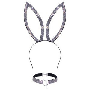 Bunny ear headband and choker