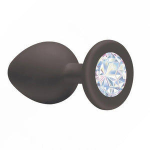 Anal Plug - Black Moonstone Crystal Medium