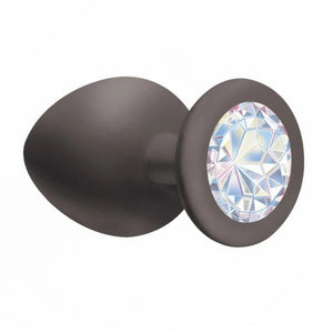 Anal Plug -  Black Moonstone Crystal Large