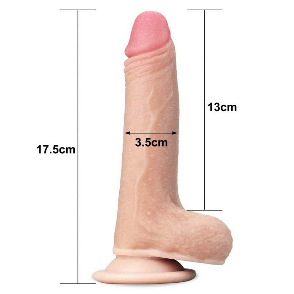 7'' Sliding Skin Dual Layer Dong Carne