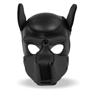 Neoprene Dog Hound Removable Muzzle Nero