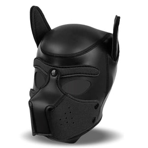 Neoprene Dog Hound Removable Muzzle Nero