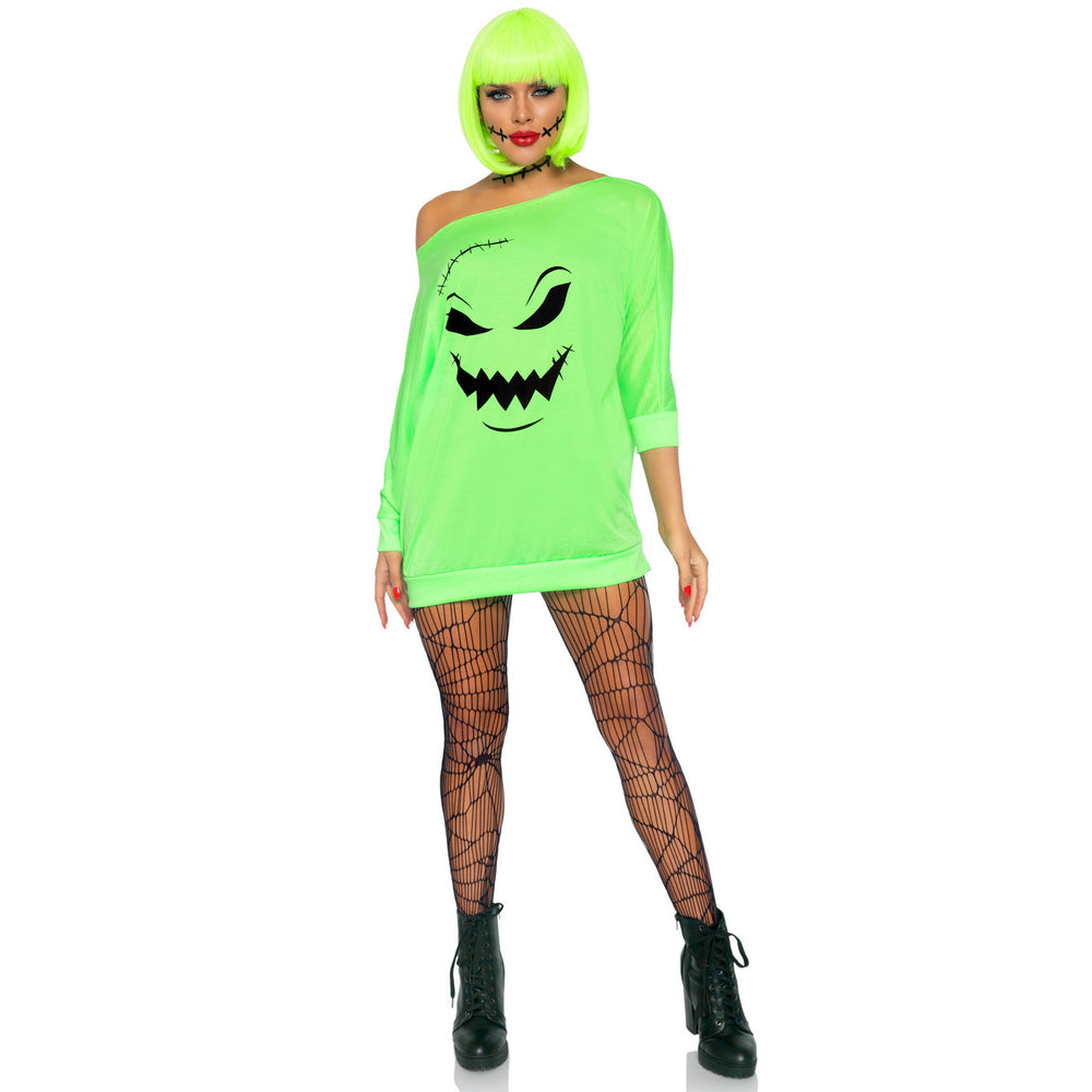 Spooky Halloween Jersey Dress - Tg. S/M