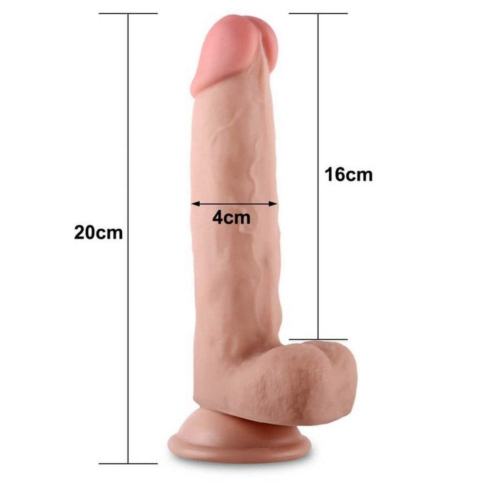 8'' Sliding Skin Dual Layer Dong Carne