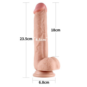 9.5'' Sliding Skin Dual Layer Dong Carne