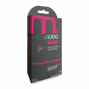 Preservativo femminile senza lattice Mr Comodo 