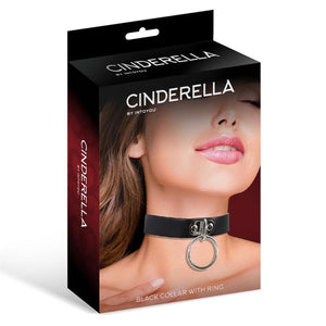 Cinderella Collar Vegan Leather with Ring