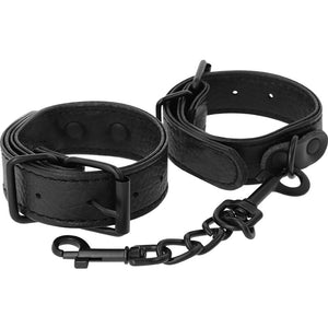 Darkness Texture Thin Handcuffs Black