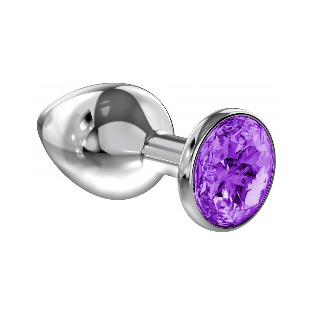 Anal Plug - Purple Sparkle Large