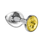 Anal Plug - Yellow Sparkle Large