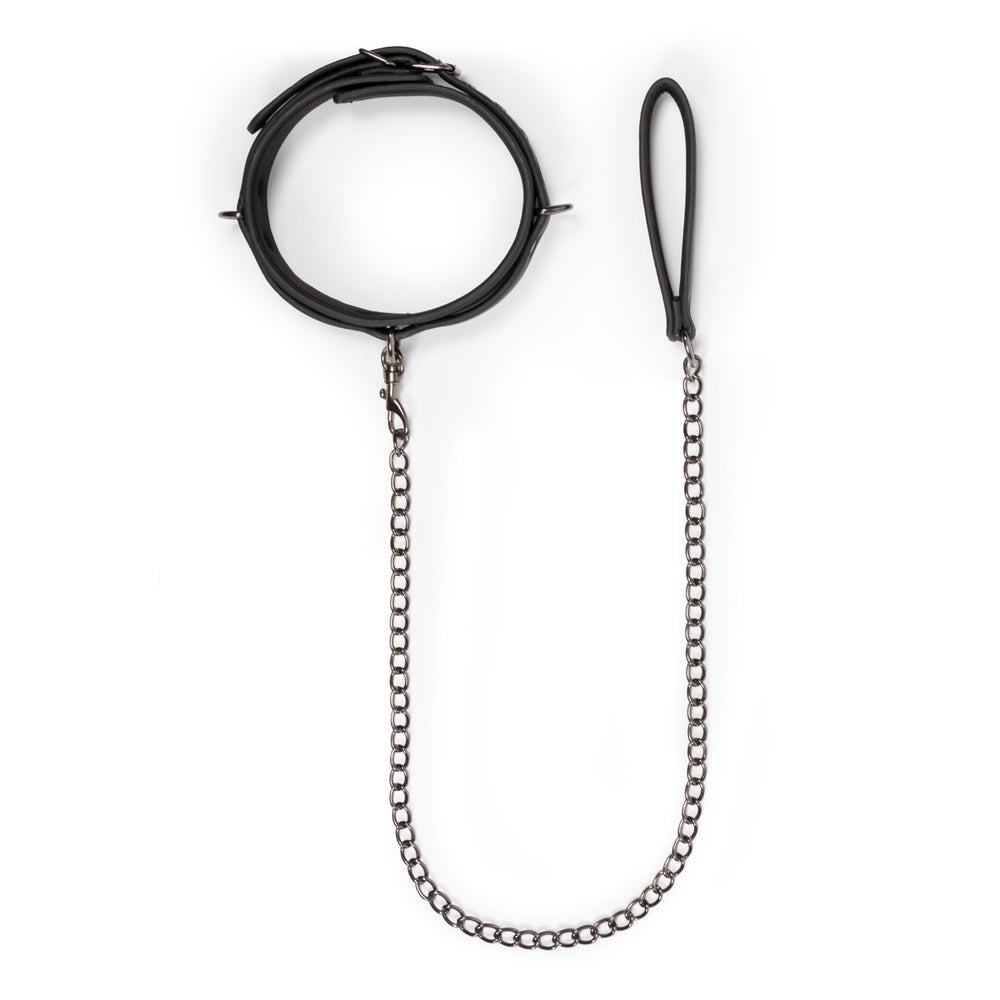 Fetish collar with leash