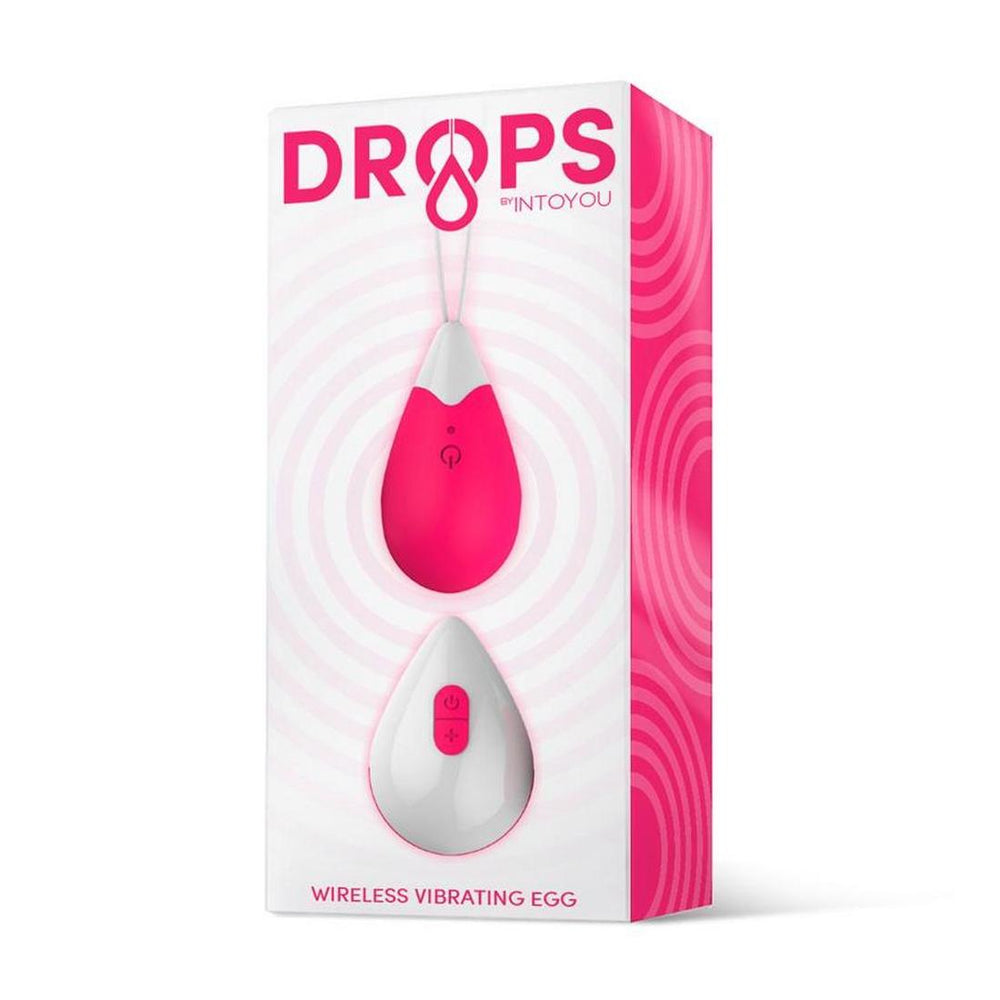 Drops Vibrating Egg Remote Control Rosa