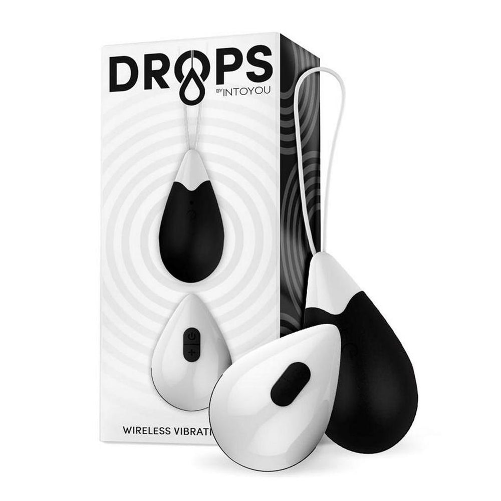 Drops Vibrating Egg Remote Control Nero