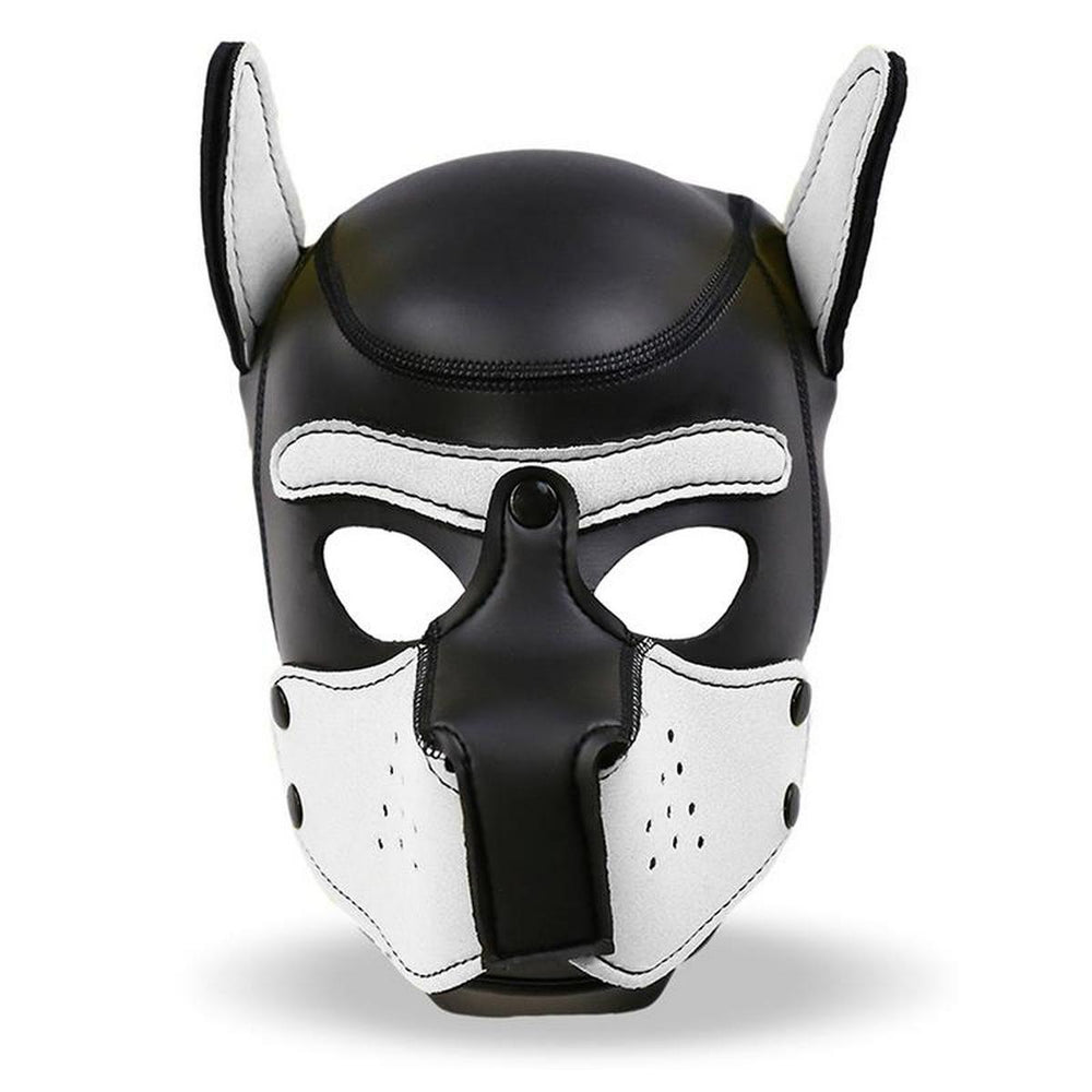 Neoprene Dog Hound Removable Muzzle Bianco