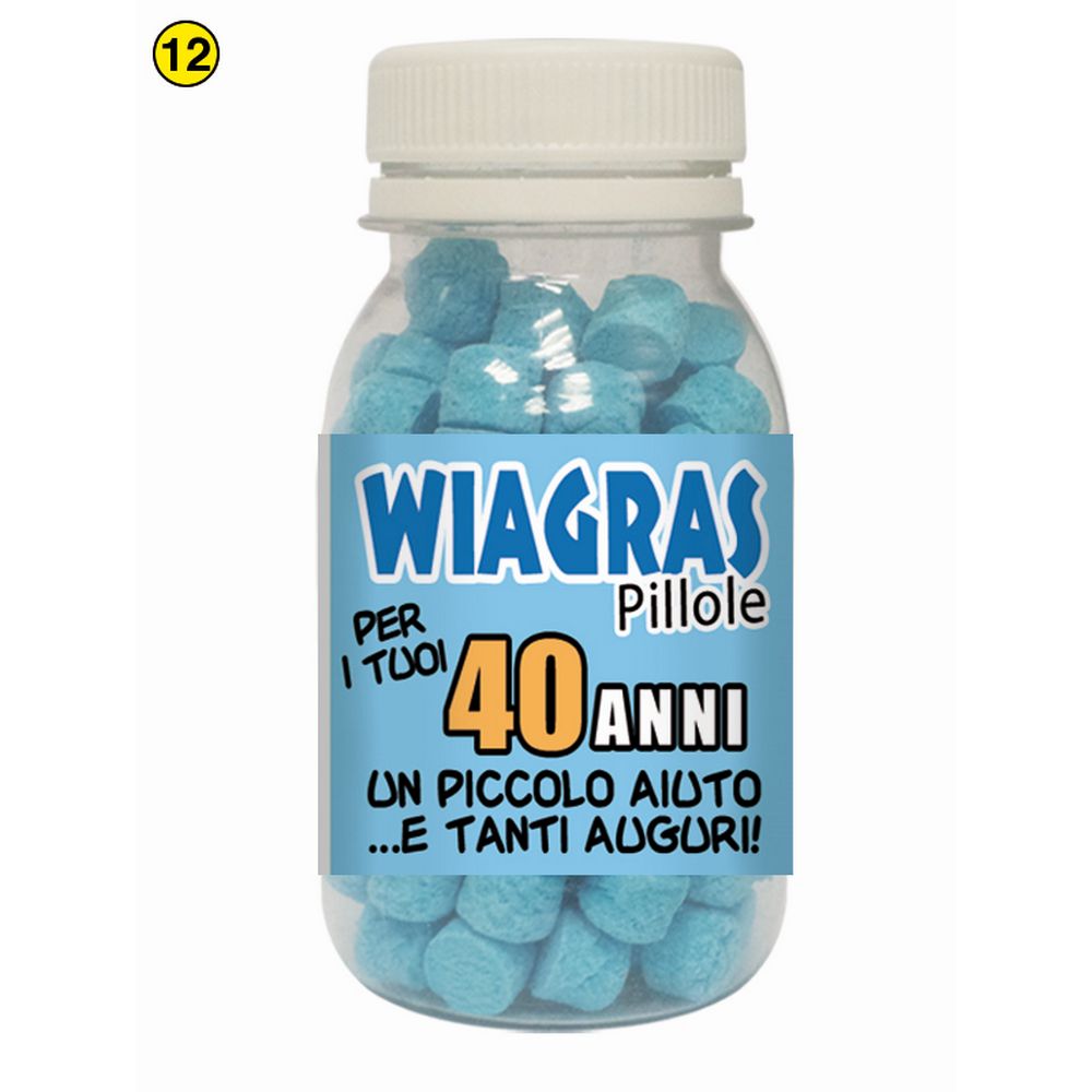Caramelle Wiagras 5646-12 - "40 Anni"